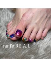 ネイルズリアル 倉敷(nail's RE.A.L)/フットネイル