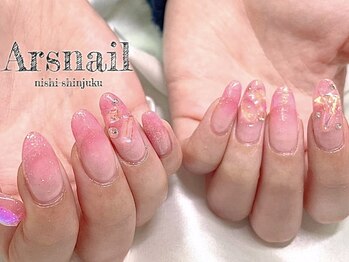 アルスネイル(Ars nail)/うるうるワンホンネイル