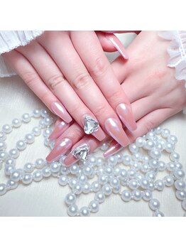 Mネイル/ワンカラーミラー