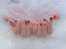 シュティア(Stier)/赤ハートネイル