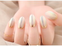 エムスラッシュ ソル センター南(M.SLASH SOL)/ミラーグラデーションネイル