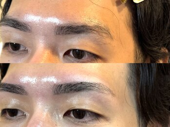 スリーピース(3Peace)/ストレートアーチ眉Before/After