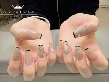 ニコ 銀座本店(Niko)/クリスマス/冬ネイル/ツイード