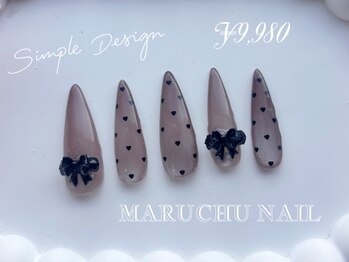マルチューネイル 池袋(MARUCHU NAIL)/定額シンプルアートコース