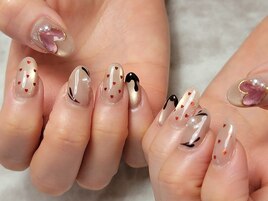 バレンタインネイル　Lコース