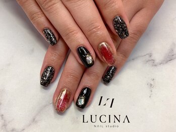 ネイルスタジオ ルキナ(LUCINA)/W-24 シックカラーモードネイル