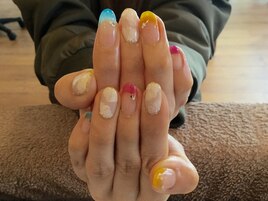 フレンチ＋シフォンフラワー