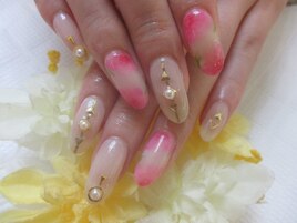 フラワー春Nail♪