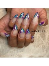 ネイルズリアル 倉敷(nail's RE.A.L)/シェルフレンチネイル