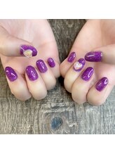 爪屋べっぴん堂/キラキラパープル