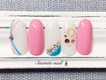 スエルテ ネイルサロン 北千住店/新年ネイル ¥8000