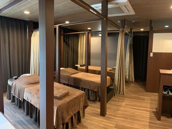 長安足マッサージ/冬は電気毛布で暖かくしています