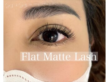 ネイルアンドアイラッシュ シシュ なんば本店(nail&eyelash SyiSyu)/フラットマットラッシュ160本