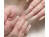 スカルプワンカラー、ラメグラデーション