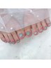 【Rinka】指名限定★フットワンカラーネイル モデル￥3300 