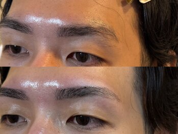 スリーピース(3Peace)/ストレートアーチ眉Before/After