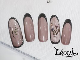 押し花フレンチデザイン