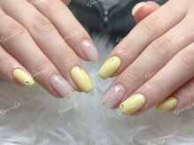 ノア ネイル(Noa Nail)/春ネイル　イエローネイル