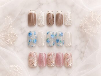 ネイルサロン アフロディーテ 土浦店(Aphrodite)の写真/【初回オフ無料&10%OFF☆All full styleコース¥9270】華やかでデザイン性の高いネイルを楽しみたい方に◎