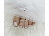 【ジュニアネイリスト限定クーポン】フットワンカラーネイル ¥3,500