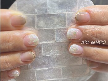 サロン ド メルシー(Salon de MERCI)/カラーグラデーション+シェル☆