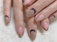 サロン ド メルシー(Salon de MERCI)/ネイビーラインart☆