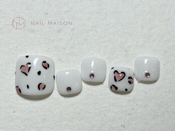 ネイルメゾン 梅田(NAIL MAISON)/ハートレオパード