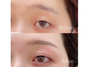 ルフラン(Refrain)/一重瞼に似合うまつげパーマ