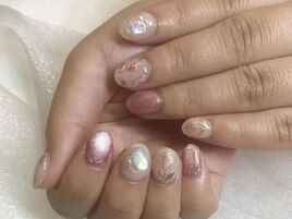 春ネイル/チューリップ