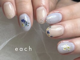 押し花×ラメ×ホログラム