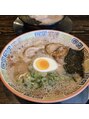 アンフルール 新宿店(Une fleur)&nbsp;福岡出身です！ラーメンの中で私のイチオシはこの大砲ラーメン！