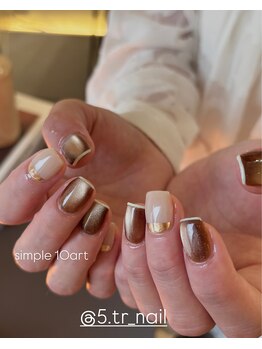ゴトラネイル(5.tr_nail)/10本デザイン