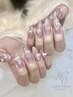 ◇ななえ限定◇\アート乗せ放題コース/立体パーツ2つまでOK!*フィルイン