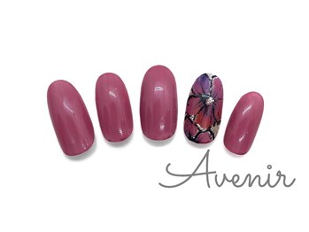 アヴィニール 表参道(Avenir)/ヴィンテージフラワー　ネイル