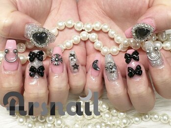 アルスネイル(Ars nail)/甘辛ガーリーネイル
