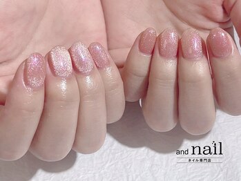 アンドラッシュ アンドネイル 本郷三丁目駅前店(and lash/and nail)/マグネットネイル