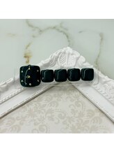 キャンアイドレッシー 茨木店(Can I Dressy)/グリーンスタッズネイル