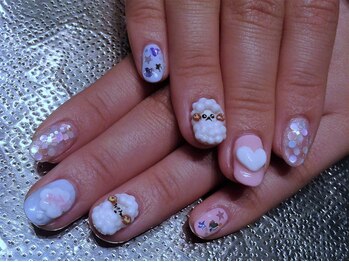 オーロラ(AurorA)/もこもこ羊の３Dアート