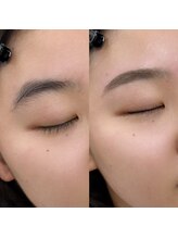 サッシーラッシュ(SASSY LASH)/美眉WAX+眉メイク+毛量調整