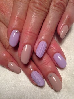 ネイルカフェ マキアート(nail cafe Maki art)/ニットネイル
