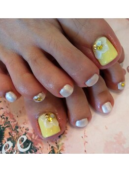 トータルサロン 白べぇーっ プラス/3Dフラワーネイル☆