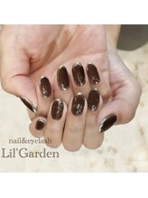 リルガーデン 新宿南口(Lil' Garden)/シースルーブラウン×囲みミラー