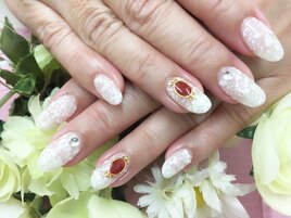 蓄光☆ブローチネイル