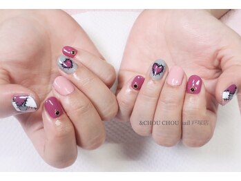 アンドシュシュネイル(&CHOU CHOU nail)/★ハロウィンネイル☆