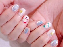 ラルネイル 大宮(Lull. nail)/＊Xmas＊雪だるま＊