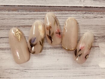 アーザ 吉祥寺(ASa)/アンティー手描きフラワー☆