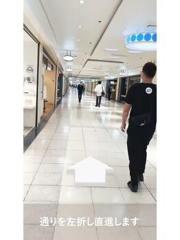 チャージ 新宿店/JR新宿駅からの道案内【14】