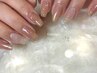【ハンド】シンプルオフィス向け　ワンカラーにポイントデザイン2本