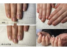 ジェルネイルを楽しみながら爪を変えていきます☆