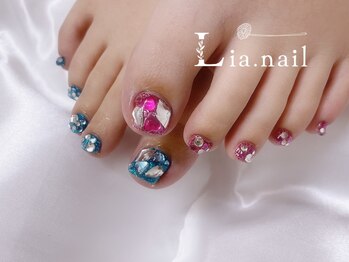 リアネイル(Lia.nail)/【FOOT】90分アートやり放題